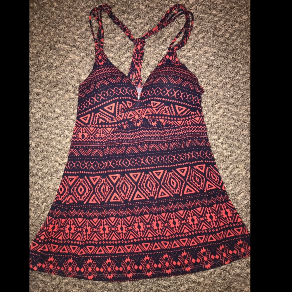patterned braided tank - Picture 3 of 7